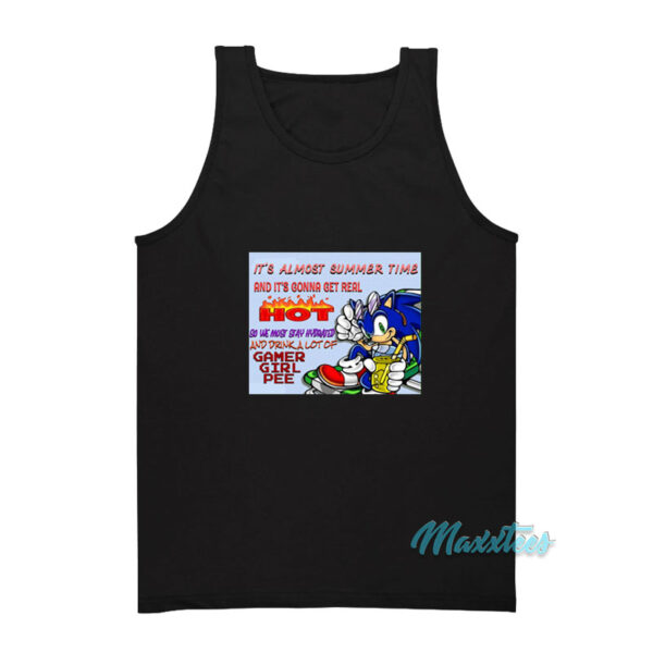 Sonic It's Almost Summer Time Tank Top