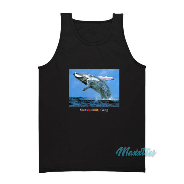 Sza Sustainability Gang Whale Jumping Tank Top