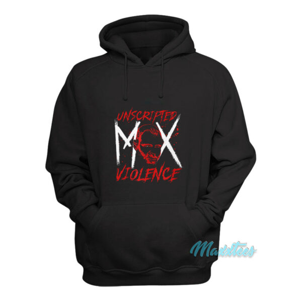 Jon Moxley Mox Face Unscripted Violence Hoodie