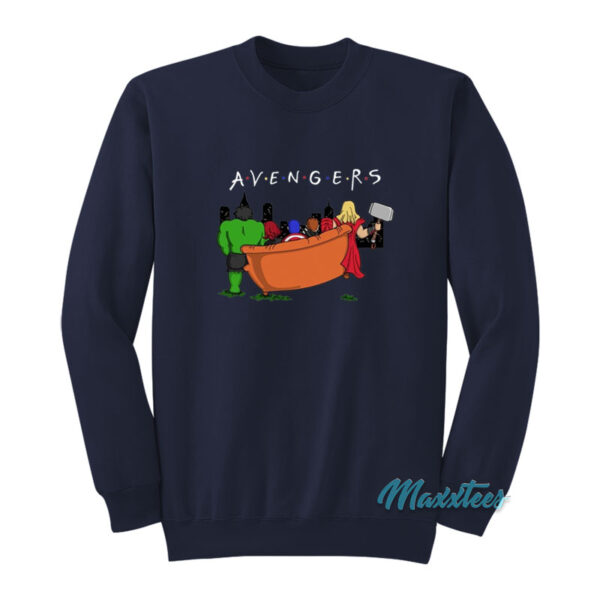 Marvel Avengers Parody Friends Tv Show Sweatshirt