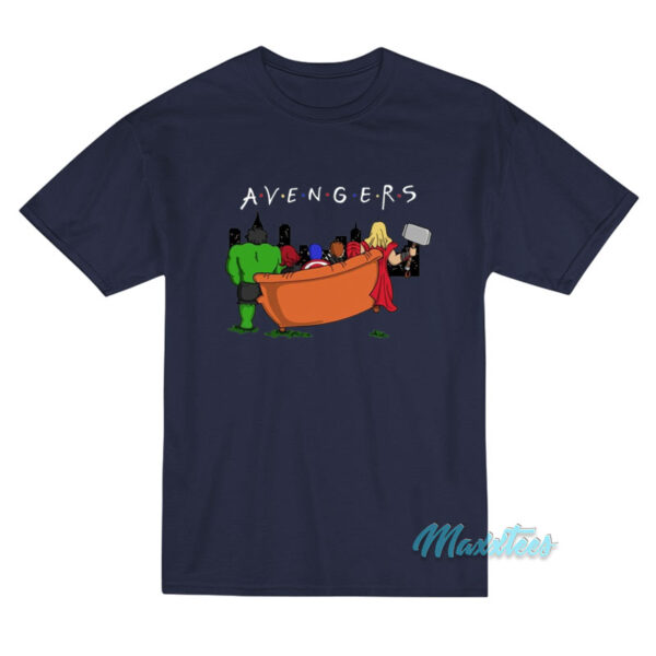Marvel Avengers Parody Friends Tv Show T-Shirt