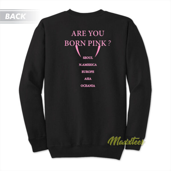Blackpink World Tour Born Pink Sweatshirt
