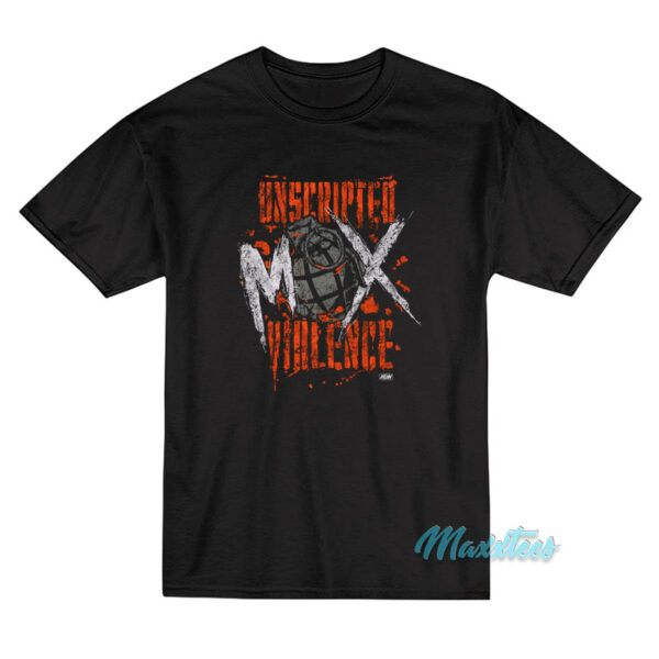 Jon Moxley Unscripted Mox Violence T-Shirt