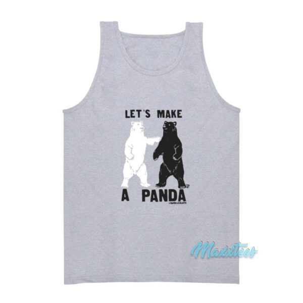 Let's Make A Panda Tank Top