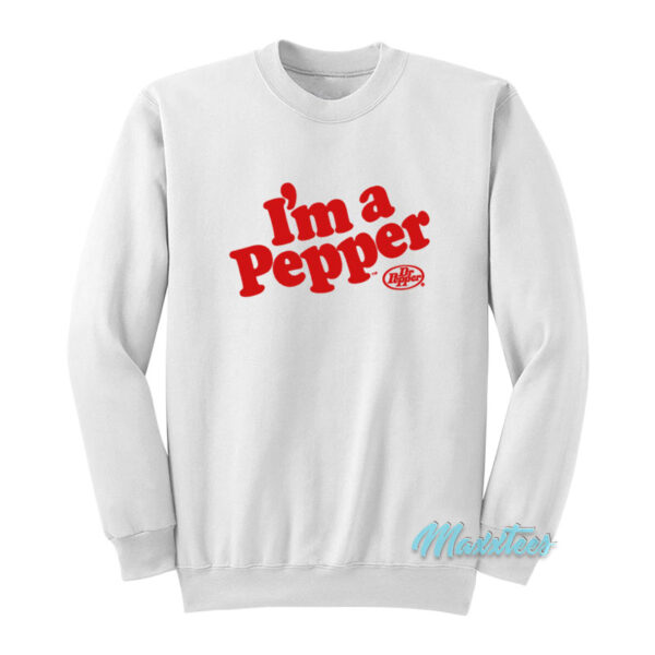 MCR Gerard Way I'm A Pepper Dr Pepper Sweatshirt