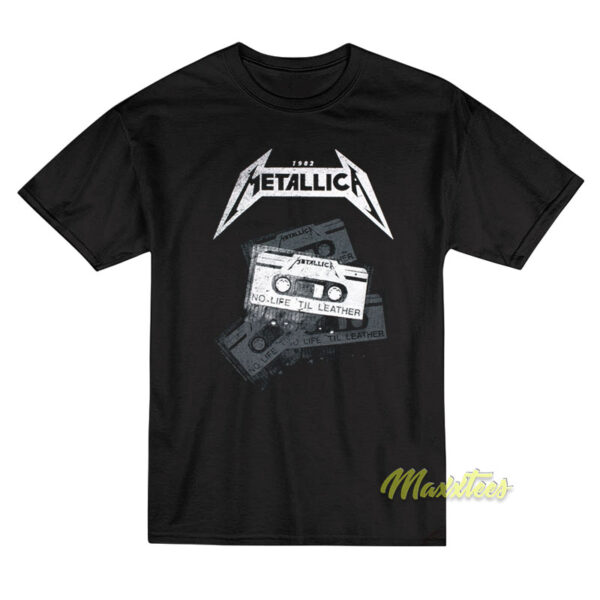 Metallica No Life Til Leather 1982 T-Shirt