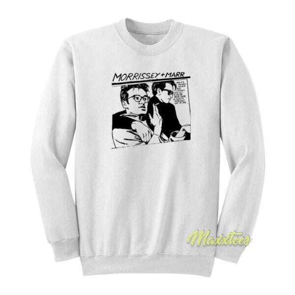 Morrissey and Marr Sonic Youth Sweatshirt
