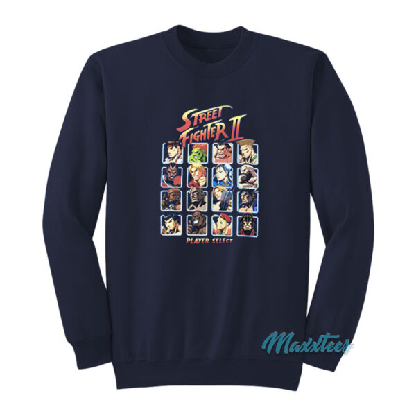 Street Fighter 2 Player Select Sweatshirt