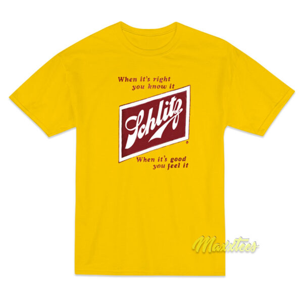 Schlitz Beer Vintage T-Shirt