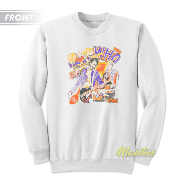 The Who Keith Moon Tribute Concert 1980 Sweatshirt