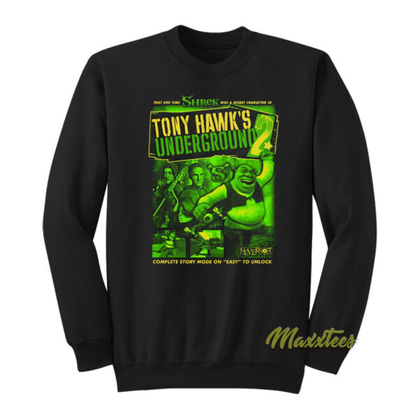 Tony Hawk's Underground Shrek 2 Sweatshirt