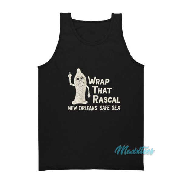 Wrap That Rascal New Orleans Safe Sex Tank Top