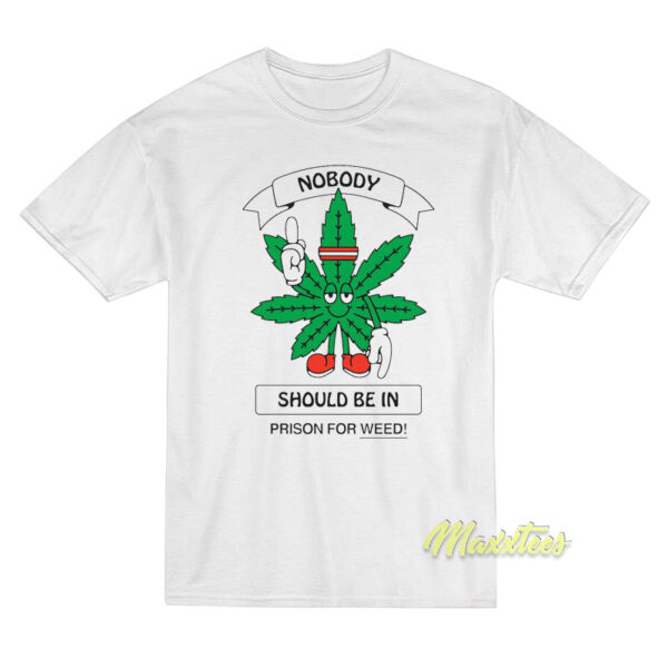 Nobody Should Be In Prison For Weed T-Shirt