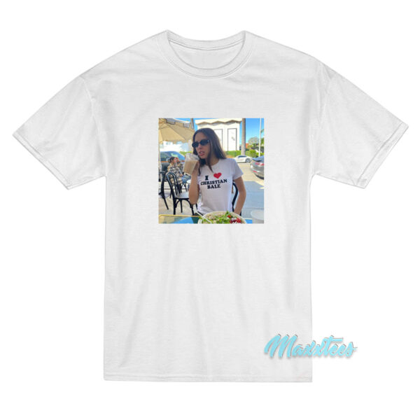 Olivia Rodrigo I Love Christian Bale T-Shirt