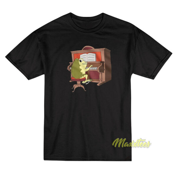 Over The Garden Wall Frog Piano T-Shirt