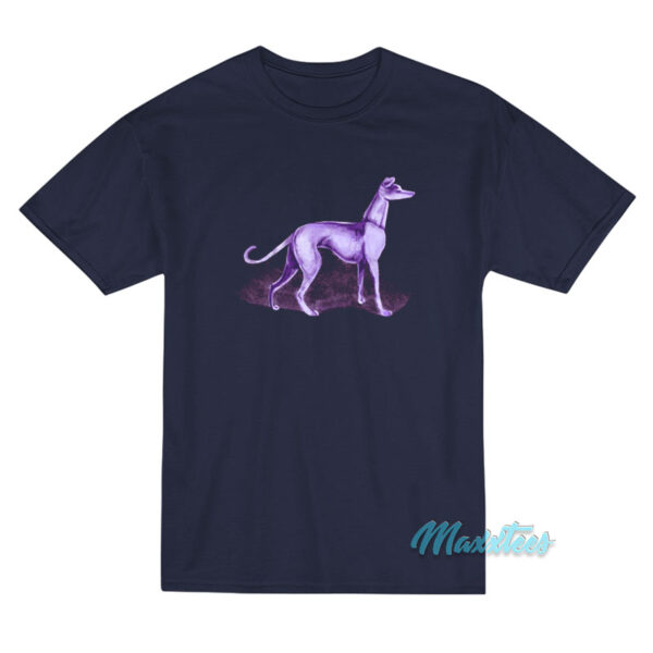 Sam Winchester Purple Dog T-Shirt