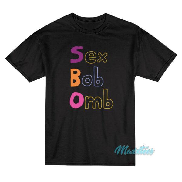Scott Pilgrim Knives Sex Bob Omb T-Shirt