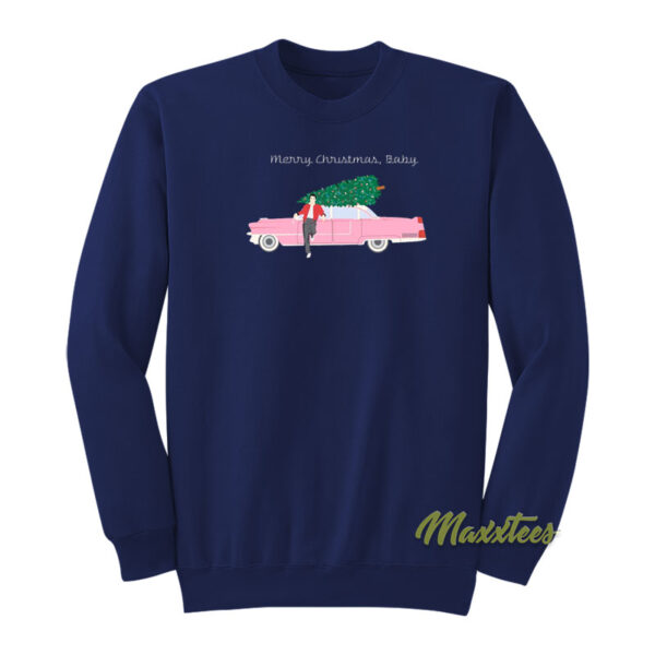 Elvis Cadillac Christmas Sweatshirt