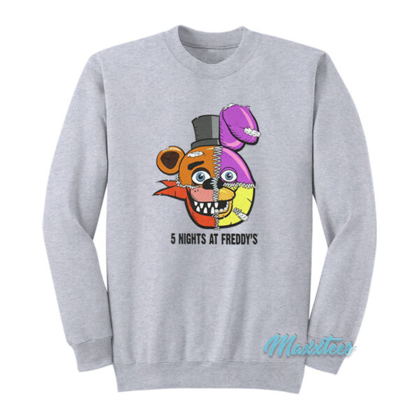 Five Nights At Freddy's Split Face Sweatshirt