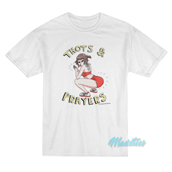 Thots And Prayers Plamondon Comics T-Shirt