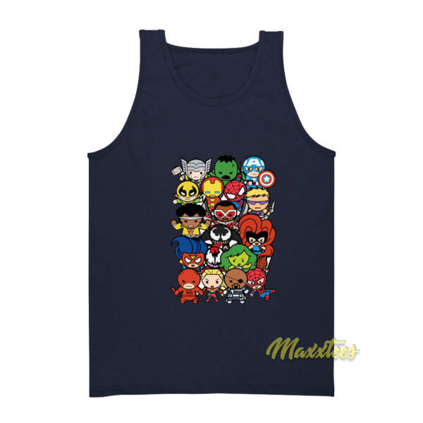 Marvel Heroes and Villains Tank Top
