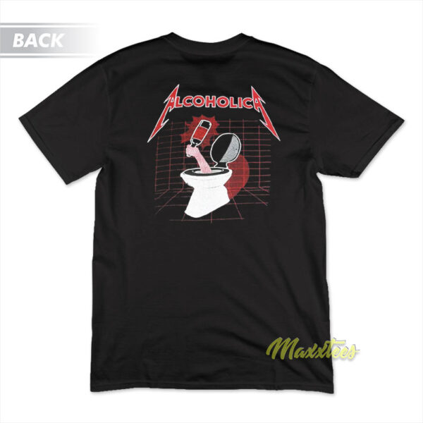 Metallica Alcoholica Cutoff T-Shirt
