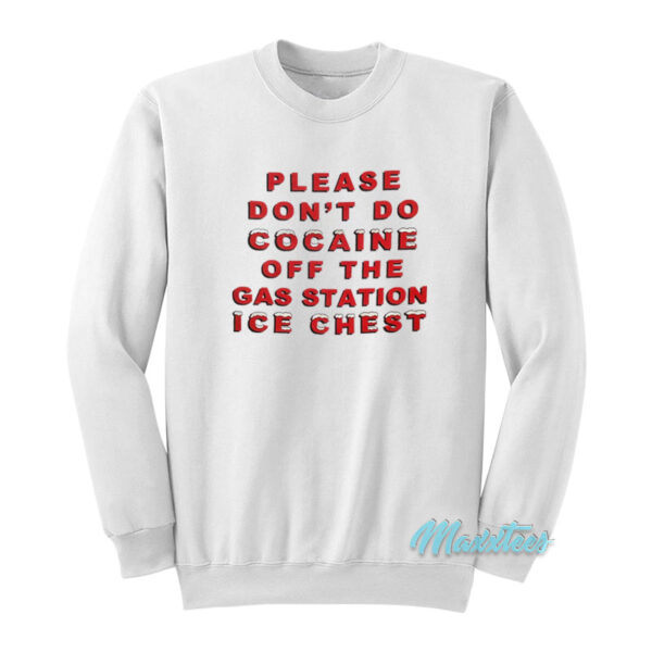 Please Don't Do Cocaine Off The Gas Station Sweatshirt