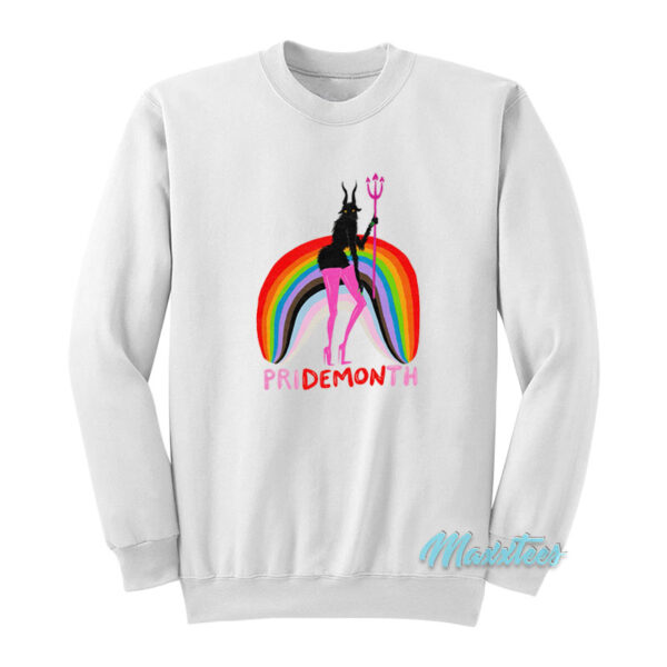 Pride Month Pridemonth Demon Rainbow Sweatshirt