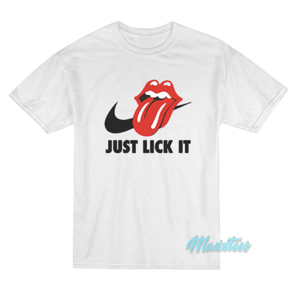 The Rolling Stones Just Lick it Parody T-Shirt