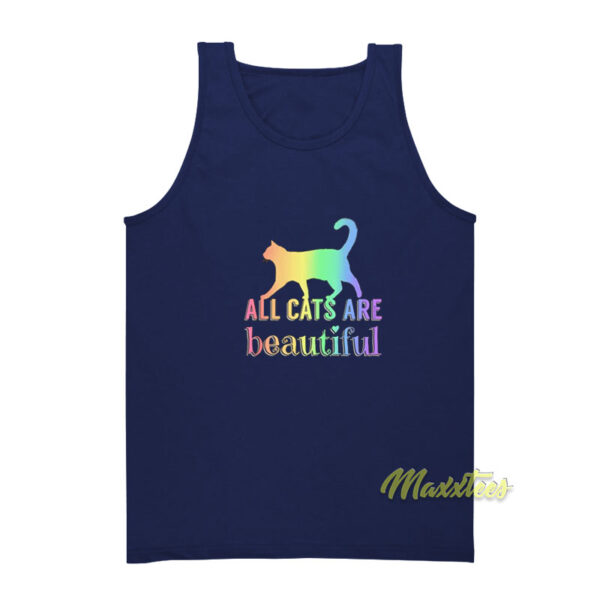 All Cats Are Beautiful Pride Tank Top