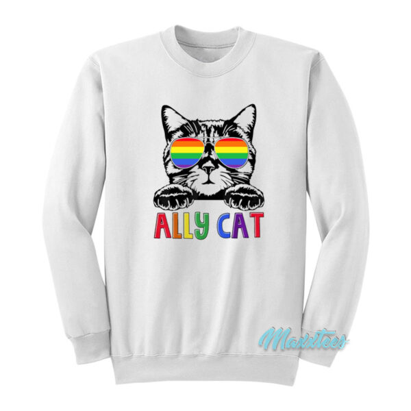 Pride Ally Cat Sweatshirt