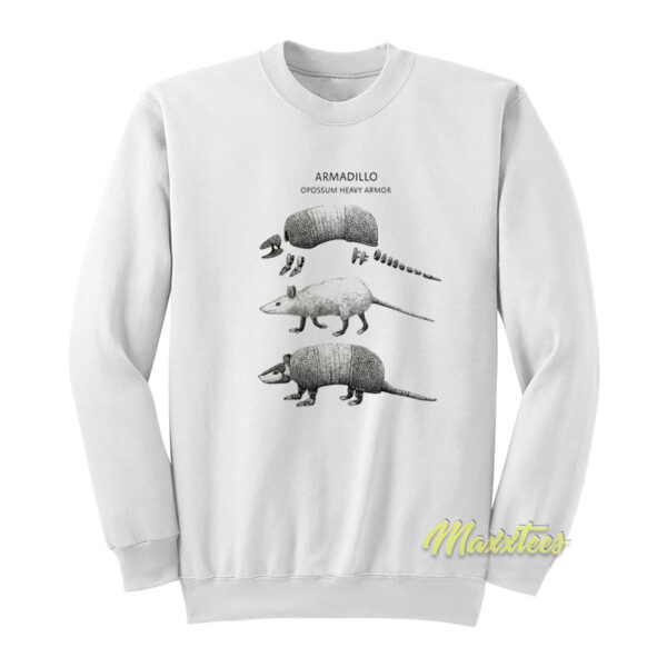 Armadillo Opossum Heavy Armor Sweatshirt