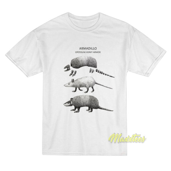 Armadillo Opossum Heavy Armor T-Shirt