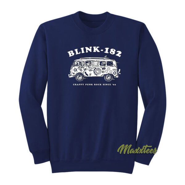 Blink 182 Crappy Punk Rock Van Sweatshirt