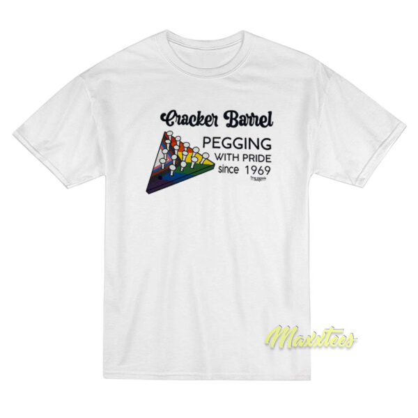 Cracker Barrel Pegging With Pride T-Shirt