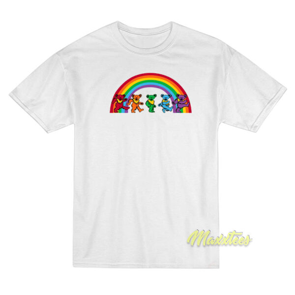 Grateful Dead Rainbow Dancing Bears T-Shirt