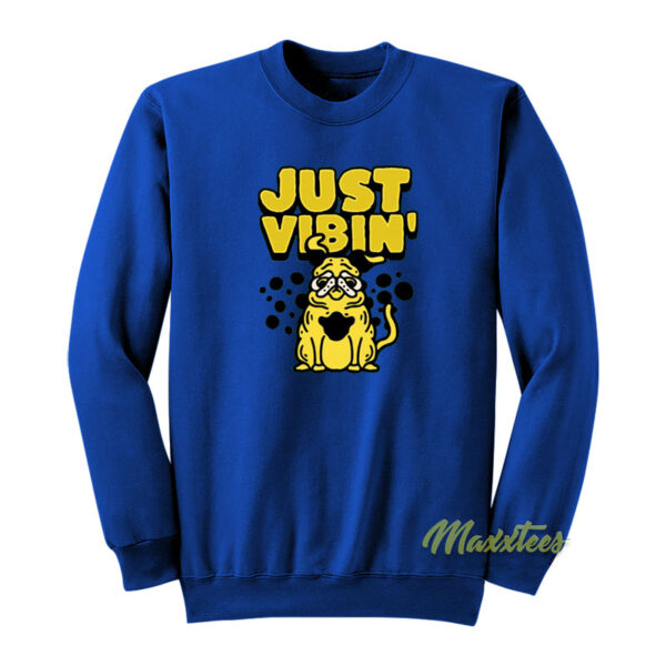 Just Vibin Dog Sweatshirt