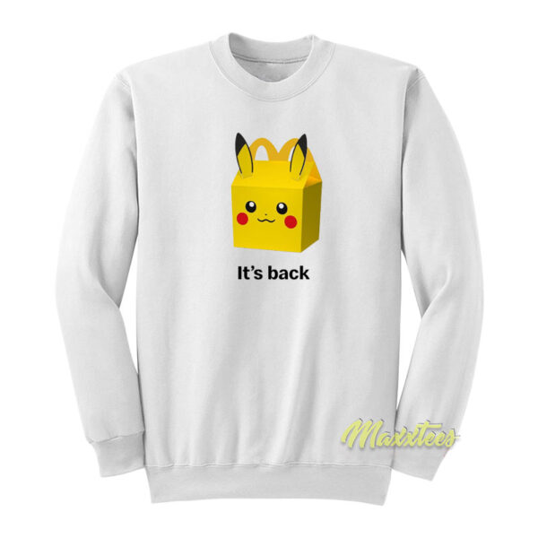 Mcdonalds x Pokemon It's Back Sweatshirt