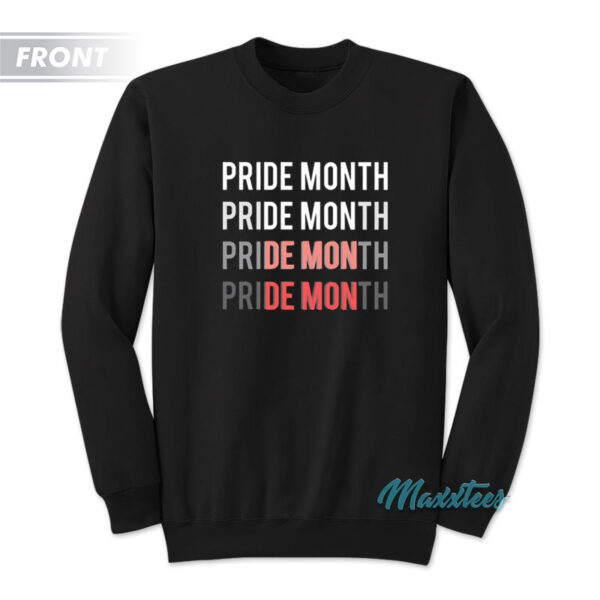 Pride Month Demon Be Gay Raise Hell Sweatshirt