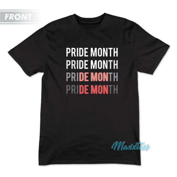 Pride Month Demon Be Gay Raise Hell T-Shirt