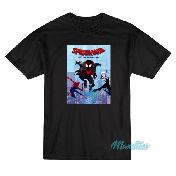 Spider Man Into The Spider Verse Poster T-Shirt