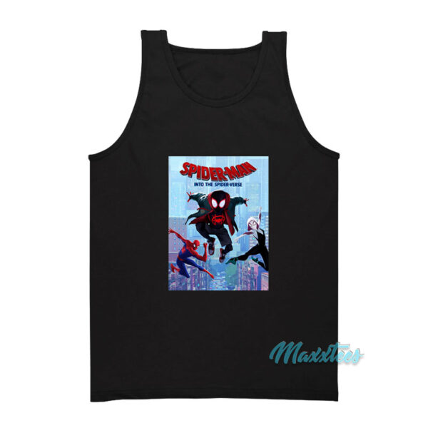 Spider Man Into The Spider Verse Poster Tank Top