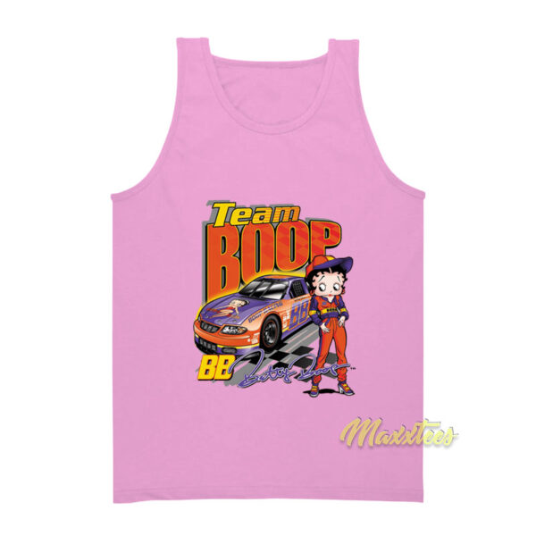 Betty Boop Nascar Tank Top