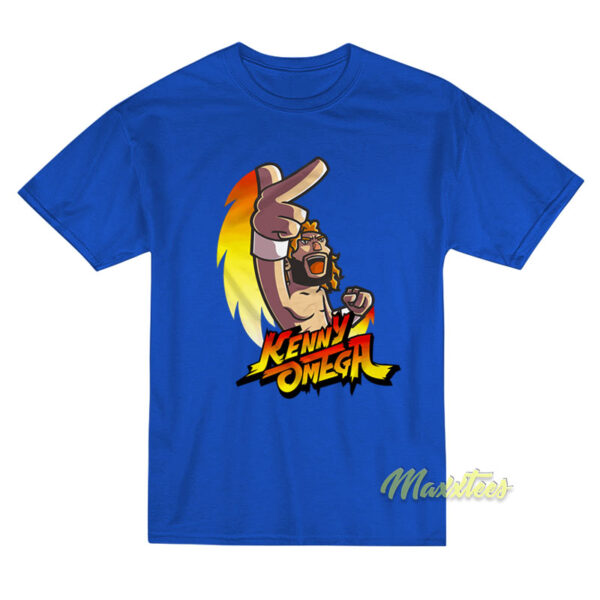 Kenny Omega Street Fighter Cartoon T-Shirt