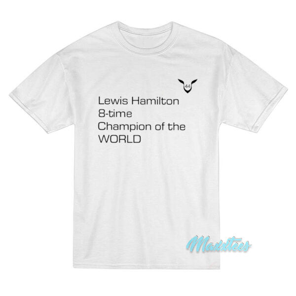 Lewis Hamilton 8-Time Champion T-Shirt