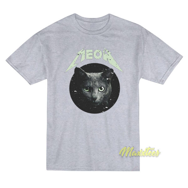 Meow Rockstar Cat Rock N Roll Kitten Band T-Shirt