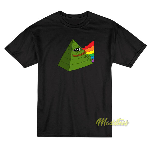 Pepe Frog Illuminati Pride T-Shirt