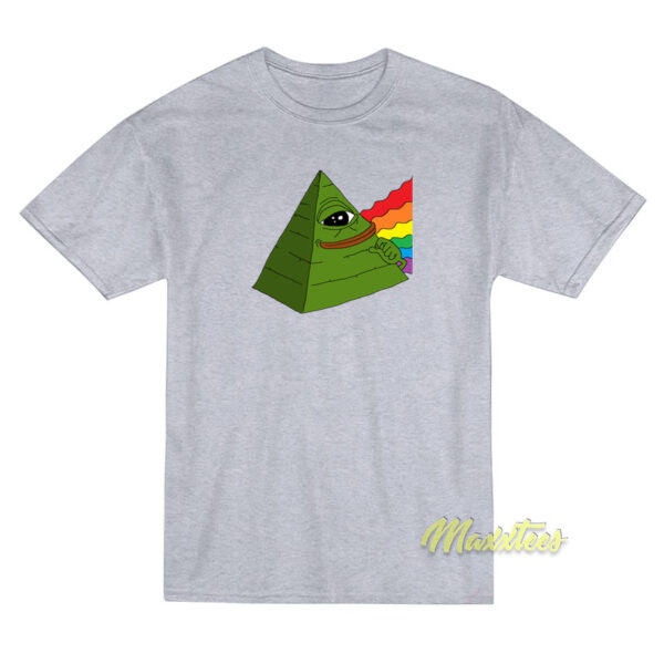Pepe Frog Illuminati Pride T-Shirt