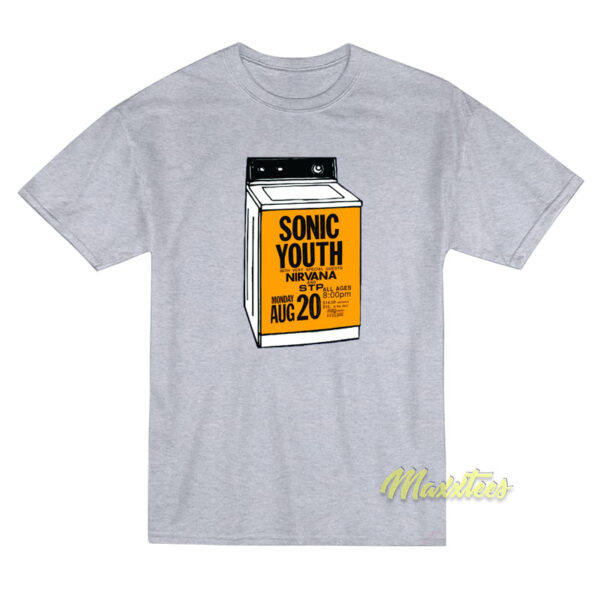 Sonic Youth Washing Machine Nirvana and Stp T-Shirt