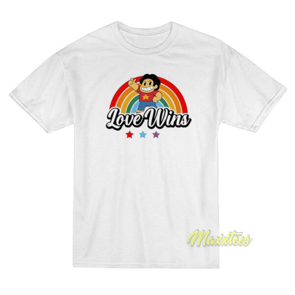 Steven Universe Love Wins Rainbow T-Shirt